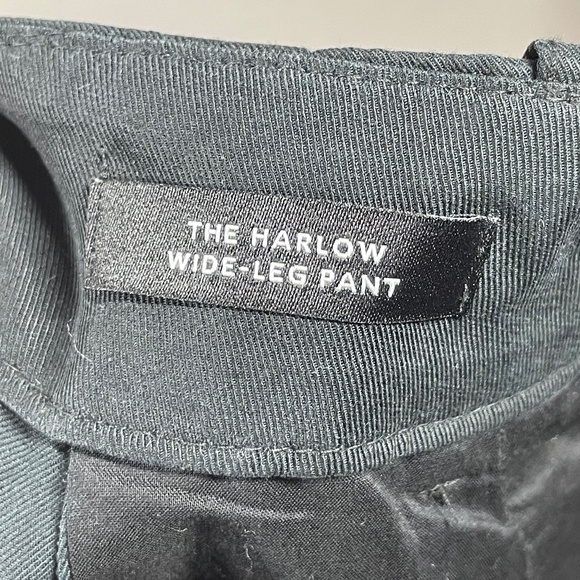 NEW Madewell Pants Womens 6 petite black Harlow wide leg trouser preppy - Picture 5 of 10